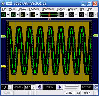 电脑笔记本的虚拟示波器DSO-5200AUSB