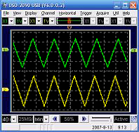 电脑笔记本的虚拟示波器DSO-5200AUSB