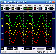 电脑笔记本的虚拟示波器DSO-5200AUSB