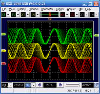 电脑笔记本的虚拟示波器DSO-5200AUSB